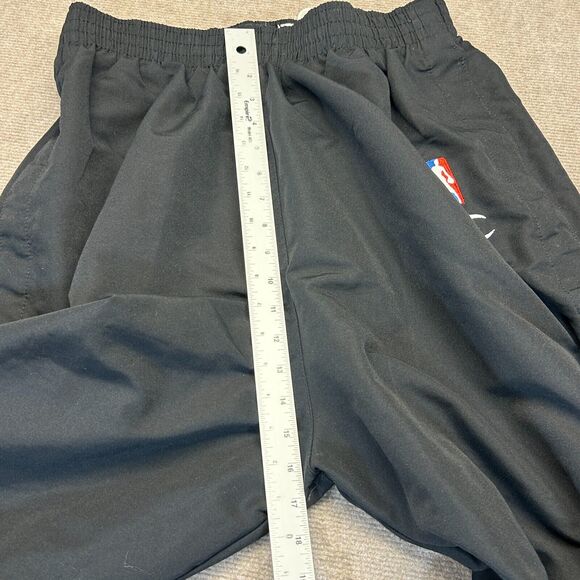 Utah Jazz Team Issue Warm Up Tearaway Pants Size 40 Black Champion Lined 33" - Picture 14 of 16